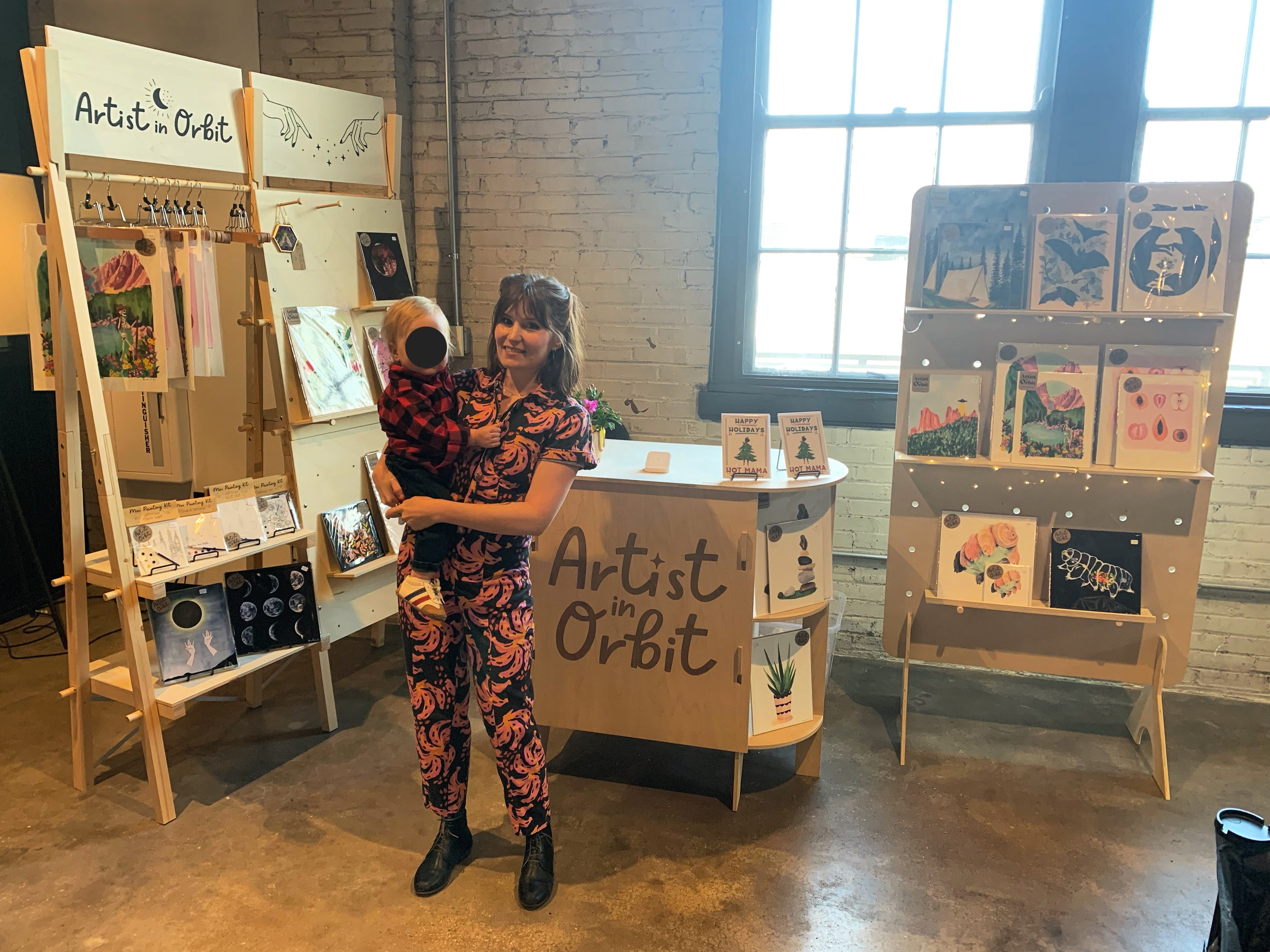 Artist in Orbit booth