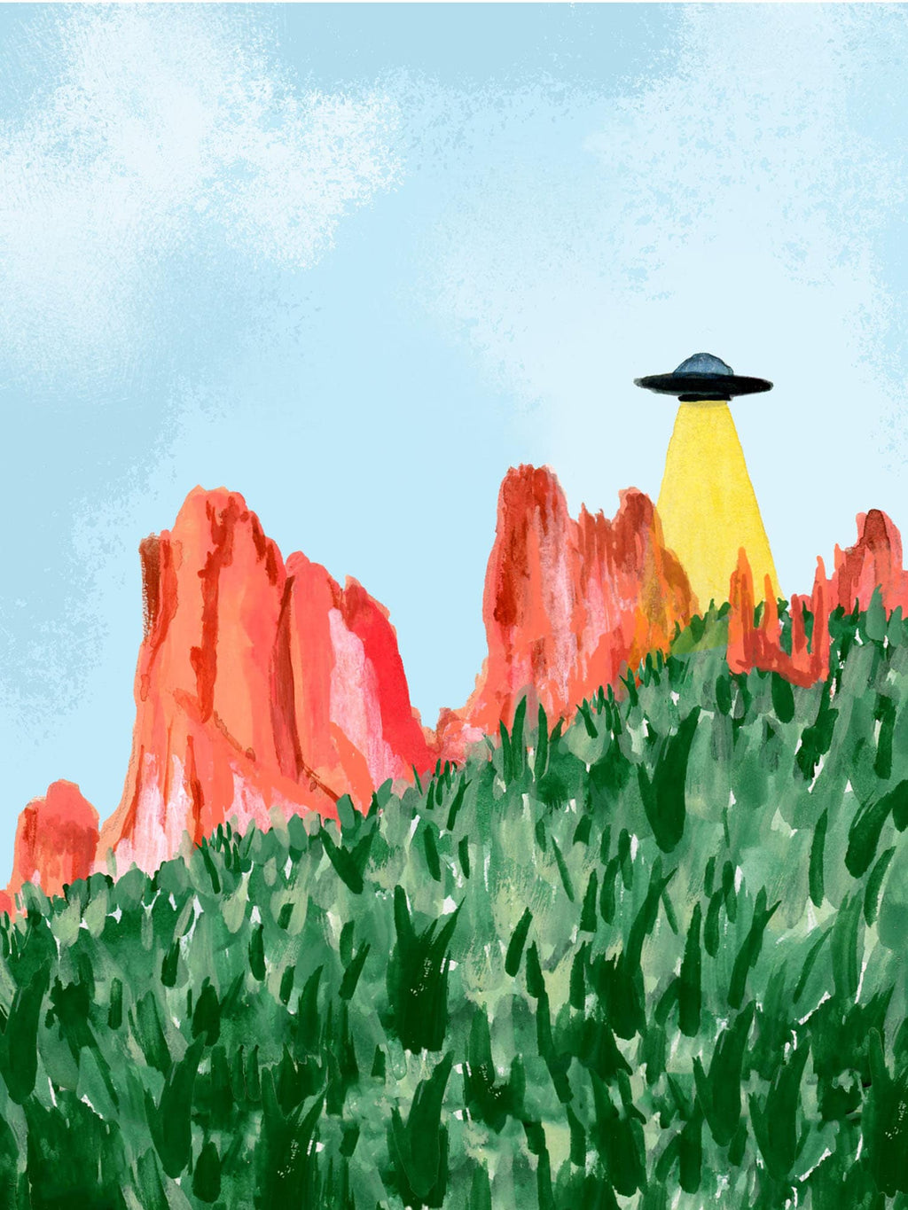 Garden of the Gods Art Print | Colorado Landscape | Red Rock Wall Art | Mountain Nature Print | Unfr